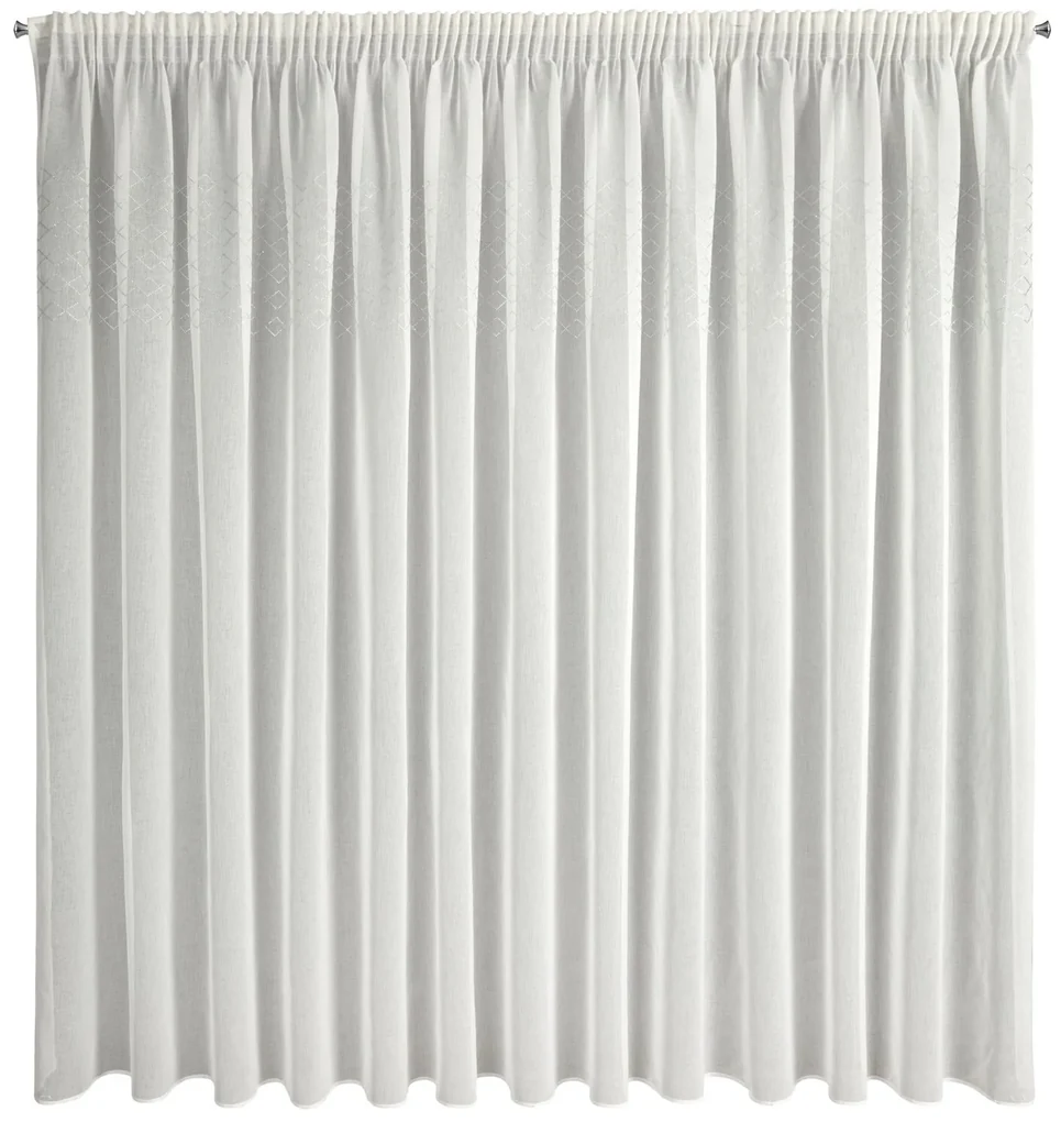 ZÁCLONA NA PÁSKE KLEO 350X270 CM BIELA