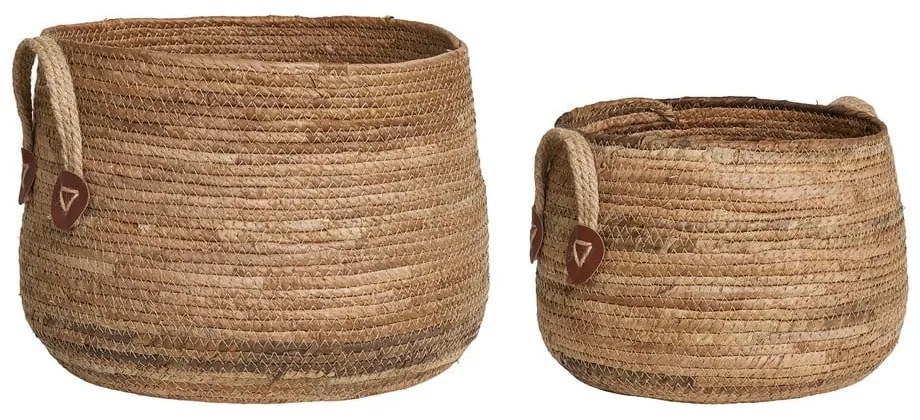 Košíky z prútia v súprave 2 ks ø 39x28,5 cm Aosta – House Nordic