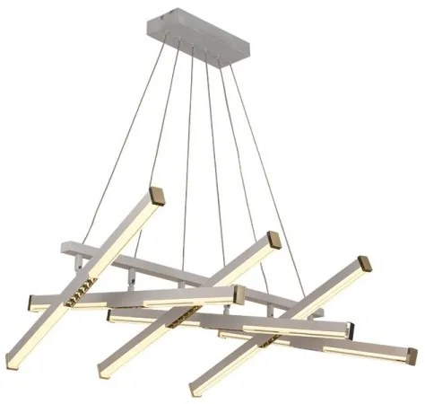 LED Stmievateľný luster na lanku LED/90W/230V 3000-6500K + diaľkové ovládanie