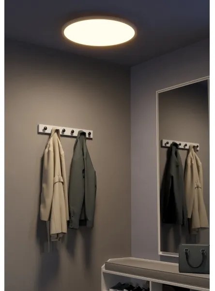 Eglo 900759 - LED Stmievateľné stropné svietidlo SARSINA-Z 41W/230V pr. 60 cm biela