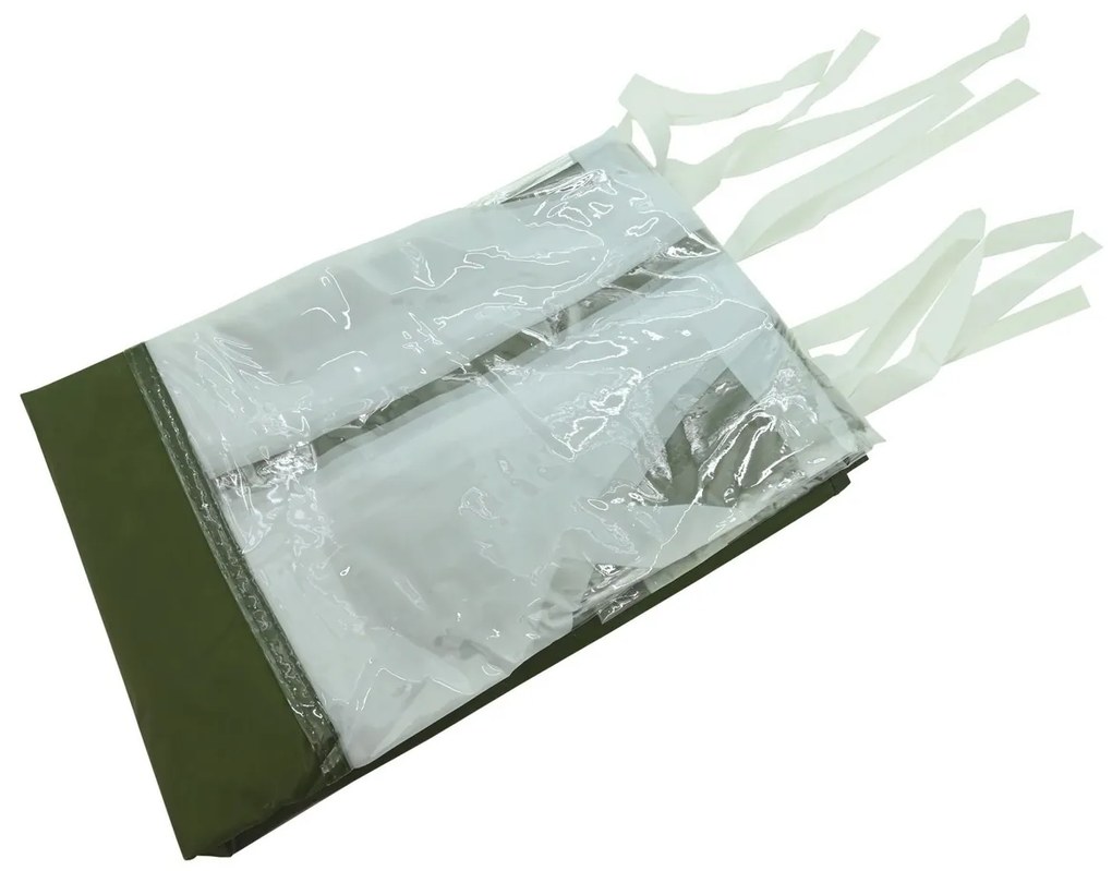 Cattara 13341 Bočnica s oknami pre párty stan Waterproof, zelená, 2 x 3 m