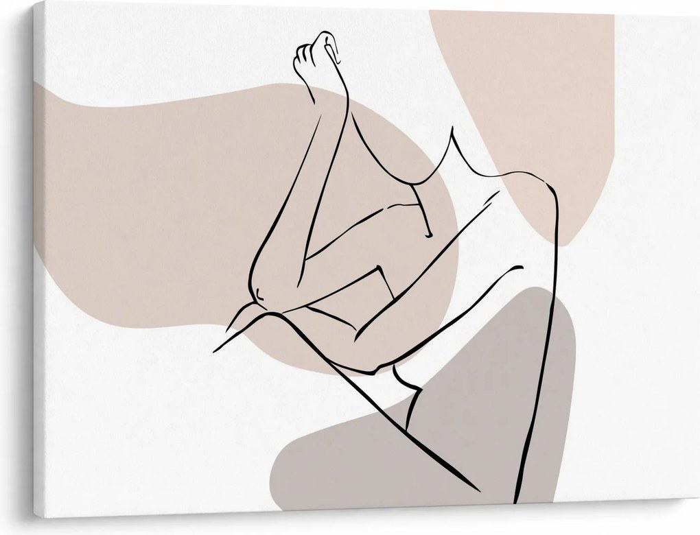 Obraz - Woman body line art N⁰1 (70x50 cm)