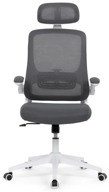 Autronic BONTEC Kancelárska stolička, hojdací mechanizmus, šedá sieťovina, KA-Q843 GREY Farba: Šedá