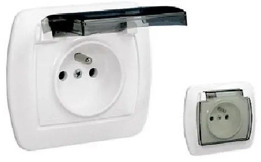 AGZ1Be Vodotesná zásuvka Biela