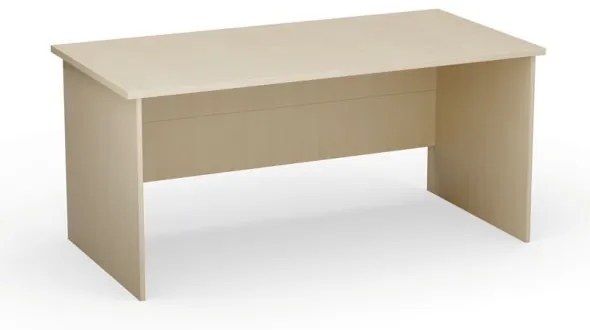 Kancelársky písací stôl PRIMO Classic, rovný 160x80 cm, breza