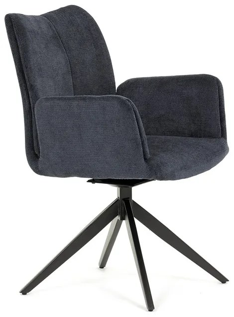 Autronic BONTEC Jedálenská stolička, modrá, látka, HC-993 BLUE2 Farba: Modrá