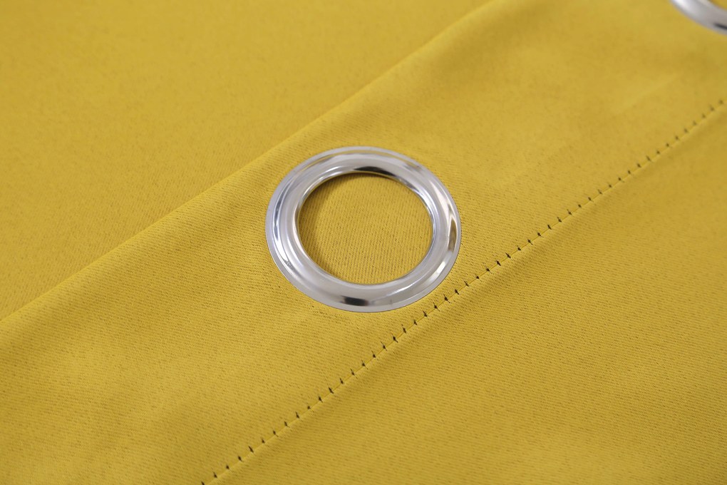 Žltý záves OXFORD 140x250 cm Zavesenie: Riasiaca páska