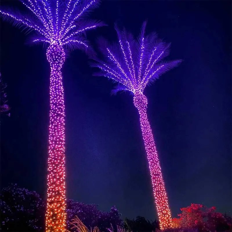 Twinkly lights DUAL chain PRO, čierna, 2×125 RGB LED, 2×12,5 m