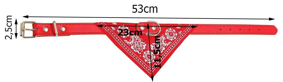 Modrý obojok so šatkou pre psa/mačku HURLY DELUXE