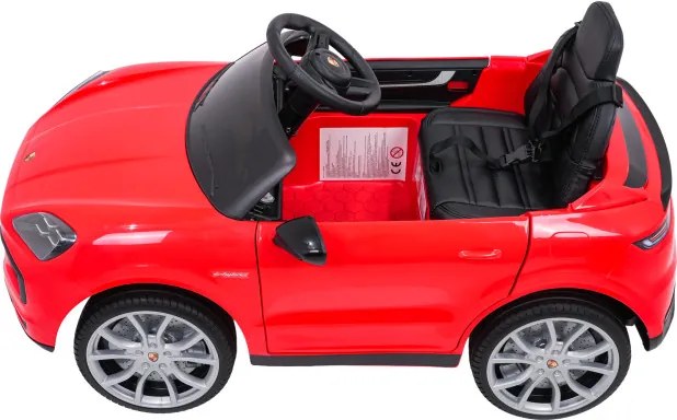 Elektrické autíčko Porsche Cayenne červené
