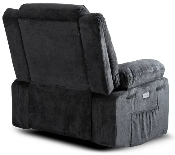 Masážne kreslo AMADEO čierne