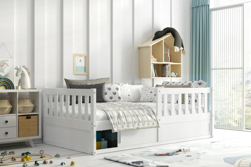 INTERBEDS Detská posteľ Smart 160 x 80 cm - biela