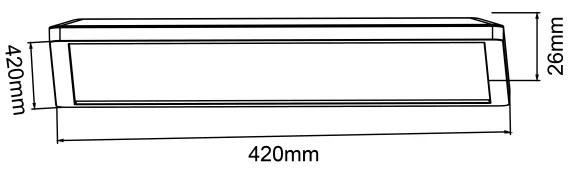 Brilliant - LED stmievateľné stropné svietidlo SORELL LED/24W/230V čierna + DO
