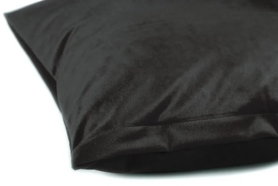 Biante Zamatová obliečka na vankúš Velvet Prémium SVP-014 Čiernozelená 40 x 40 cm