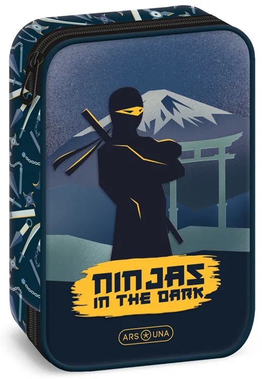 Peračník 1zip poschodový Ninjas in the dark ARS UNA