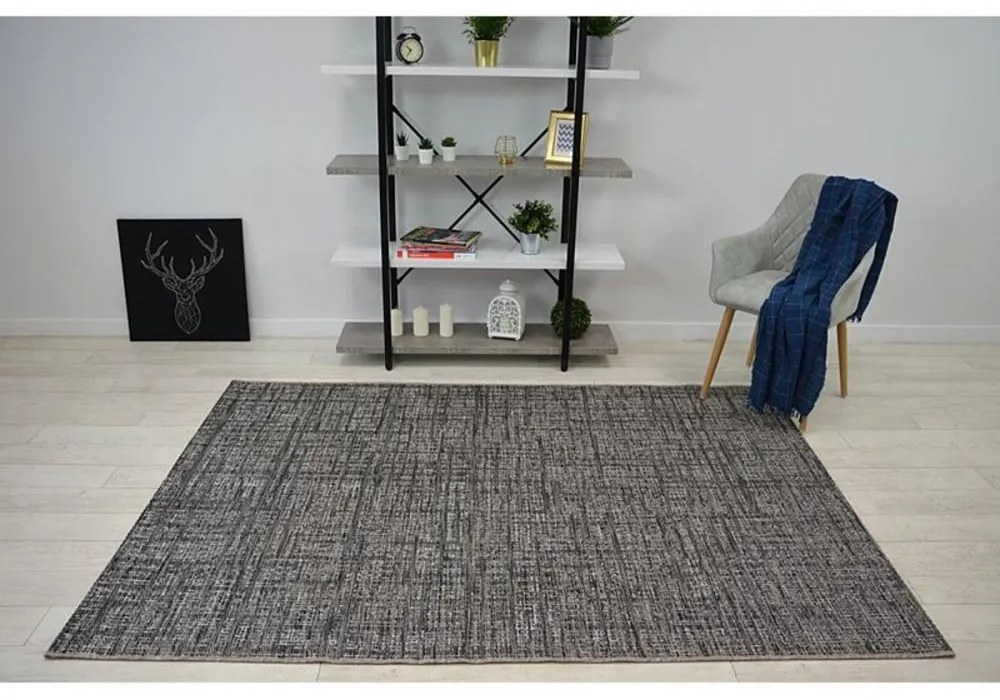 Kusový koberec Lofta šedý 60x110cm