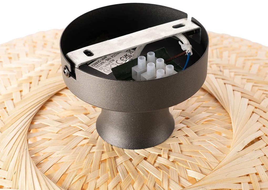 Orientálne stropné svietidlo bambus 50 cm - Ostrava