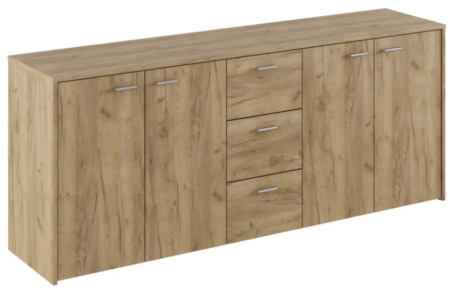 Skriňa HUGOS 180, remeselne spracovaný dub