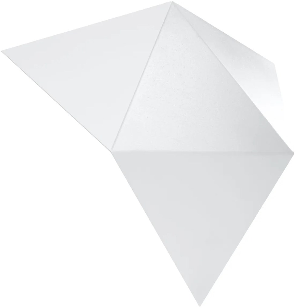 Nástenné svietidlo Solido, 1x biele kovové tienidlo