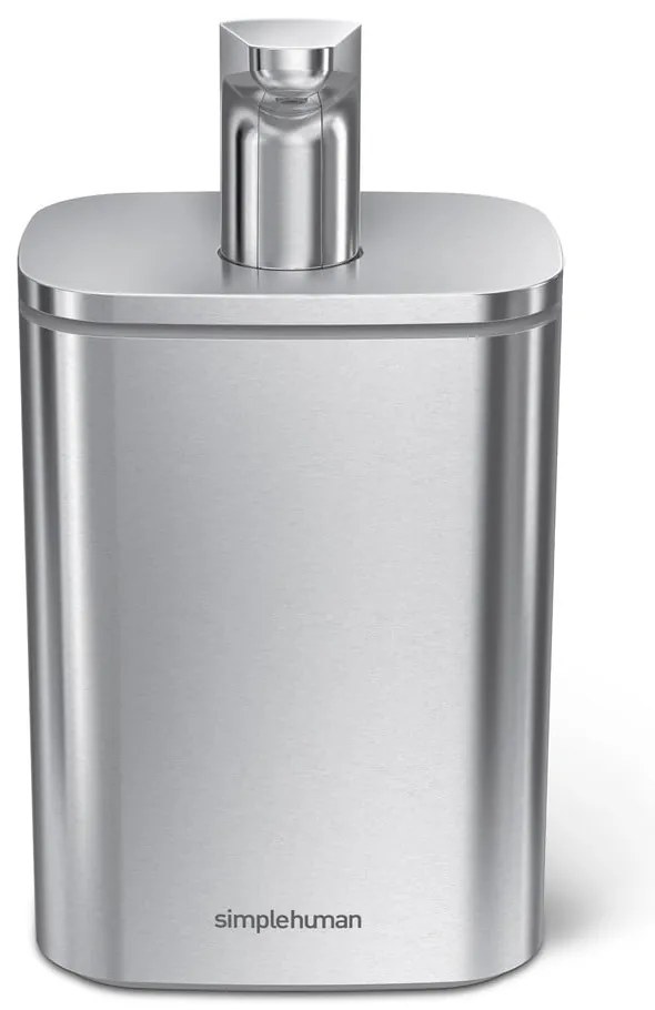 Dávkovač mydla z nerezovej ocele v striebornej farbe 473 ml - simplehuman