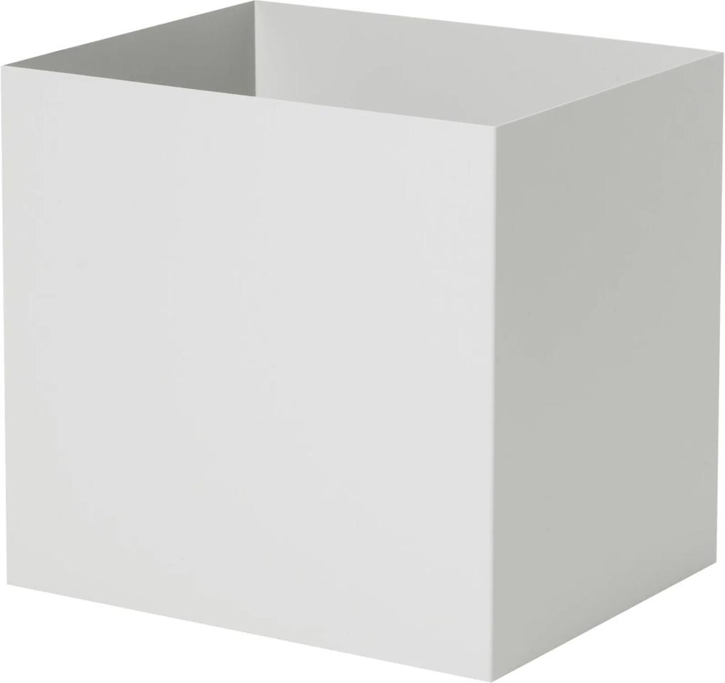 ferm LIVING Kovový úložný box Plant Box Grey | BIANO