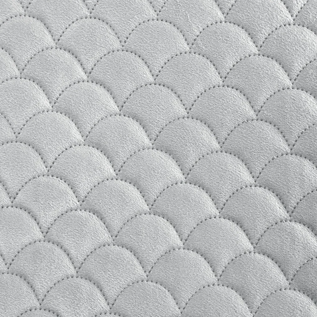 PREHOZ NA POSTEĽ ARIEL 220X240 CM STRIEBORNÝ