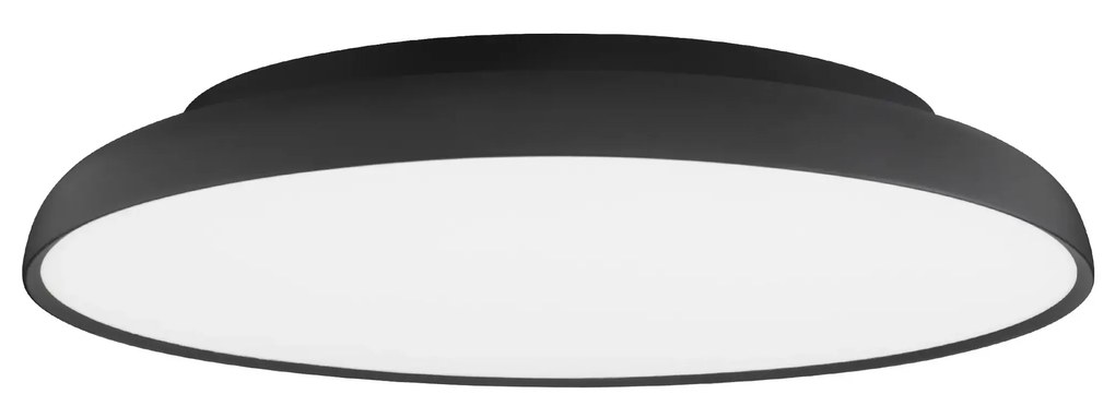 LED stropné svietidlo Linus 60 CCT čierne s diaľkovým ovládaním