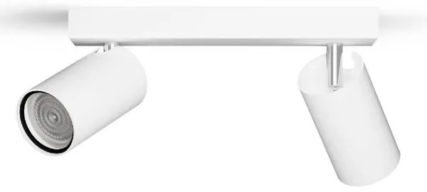 Philips - Kúpeľňové bodové svietidlo IDRIS 2xGU10/5W/230V IP44 biela