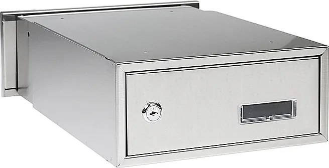 Poštová schránka RICHTER BK38.RN pre zamurovanie do stĺpika (NEREZ), RICHTER Nerez matný