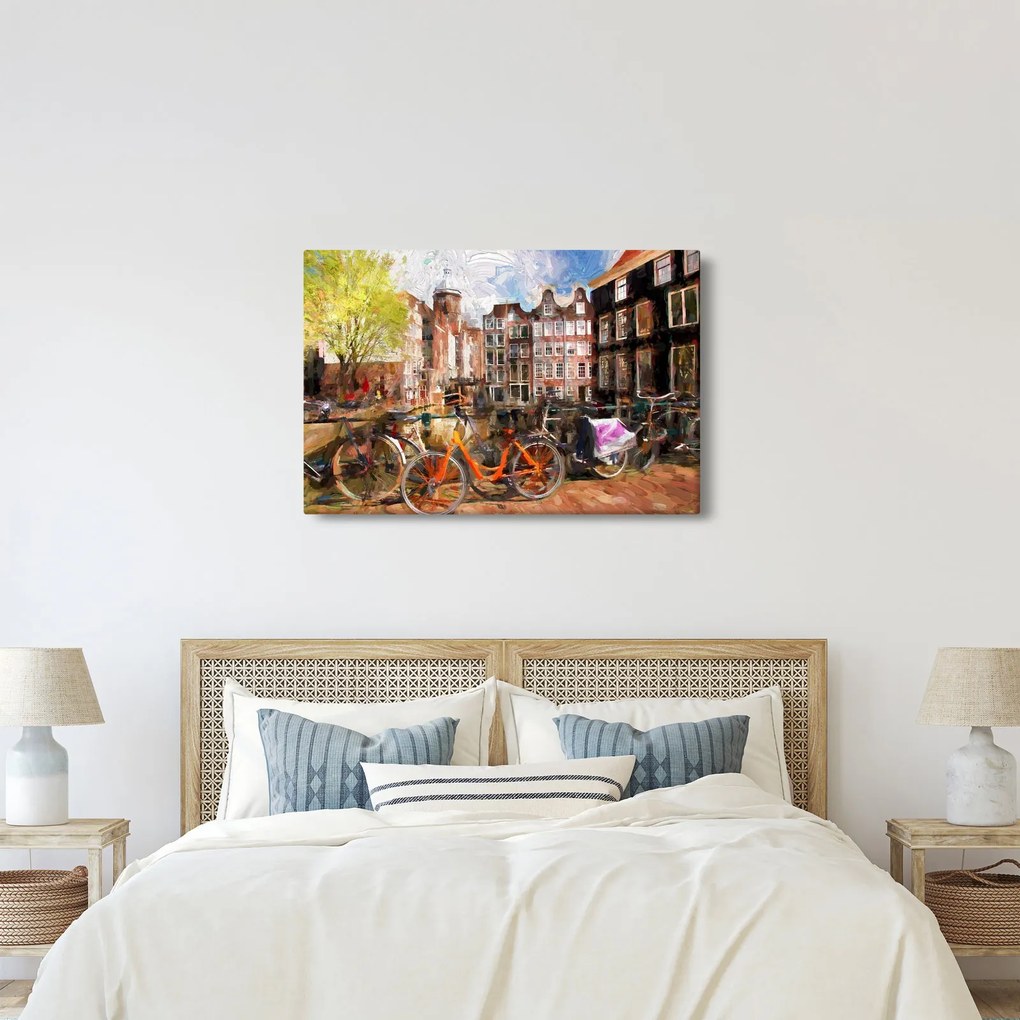 Obraz - Amsterdam (90x60 cm)