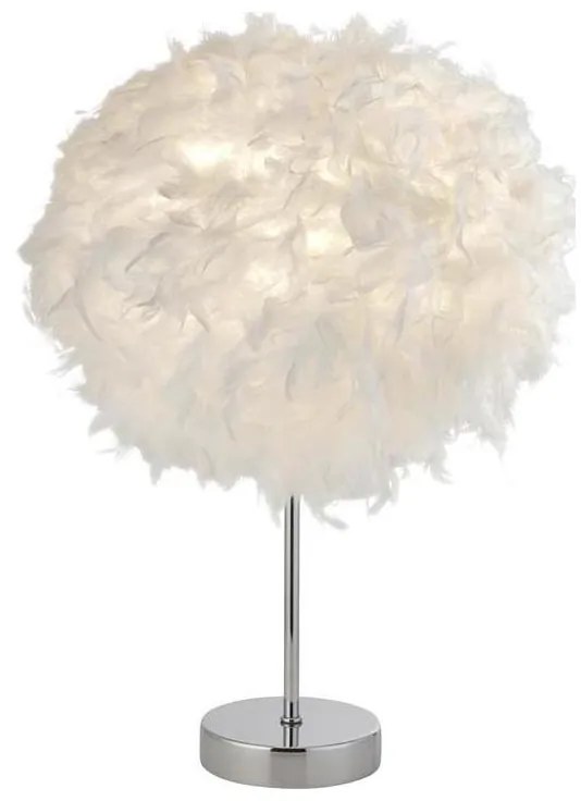 Searchlight EU60392CC - Stolná lampa HATTIE 1xE14/60W/230V