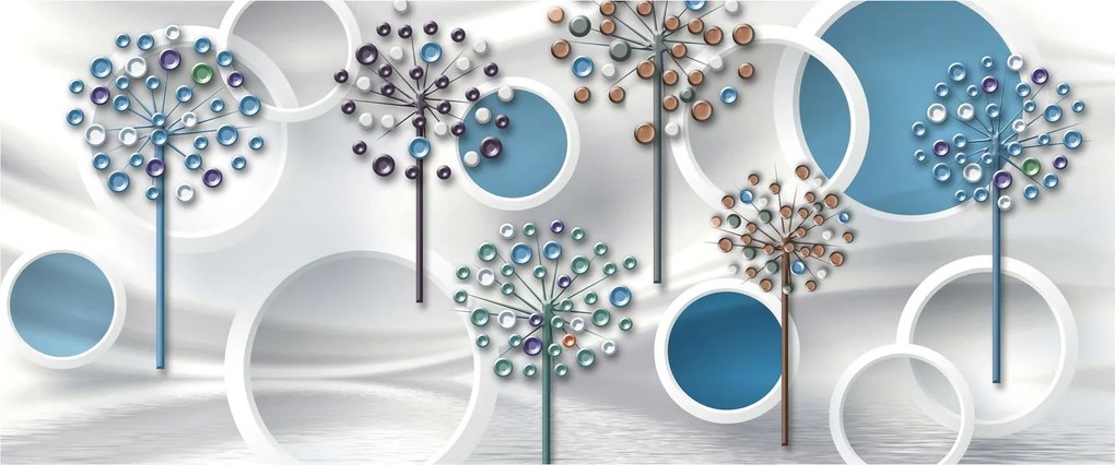 Obraz umelecké abstrakcie (120x50 cm)