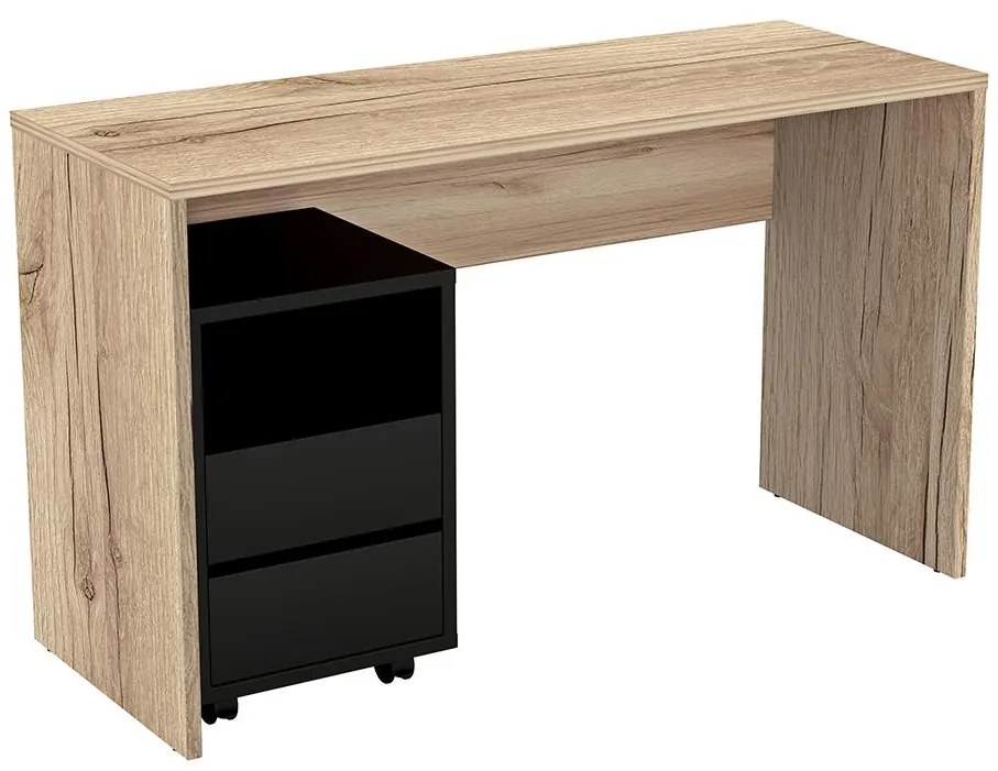 PC stolík s kontajnerom Agave Typ 03 (dub grand natural). Akcia -14%. Vlastná spoľahlivá doprava až k Vám domov. 1108241