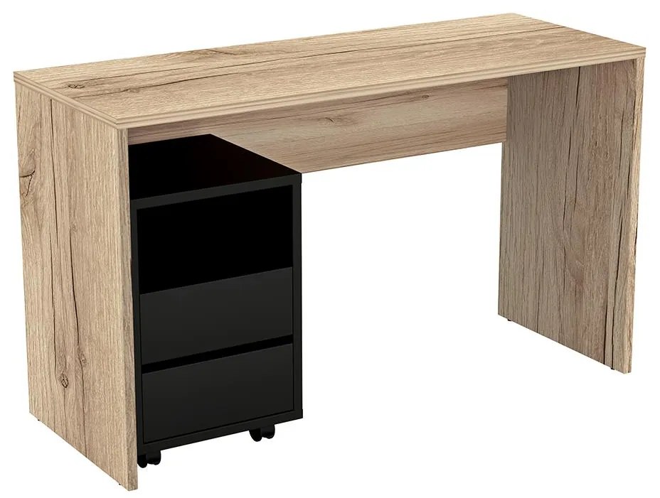 PC stolík s kontajnerom Agave Typ 03 (dub grand natural). Akcia -21%. Vlastná spoľahlivá doprava až k Vám domov. 1108241