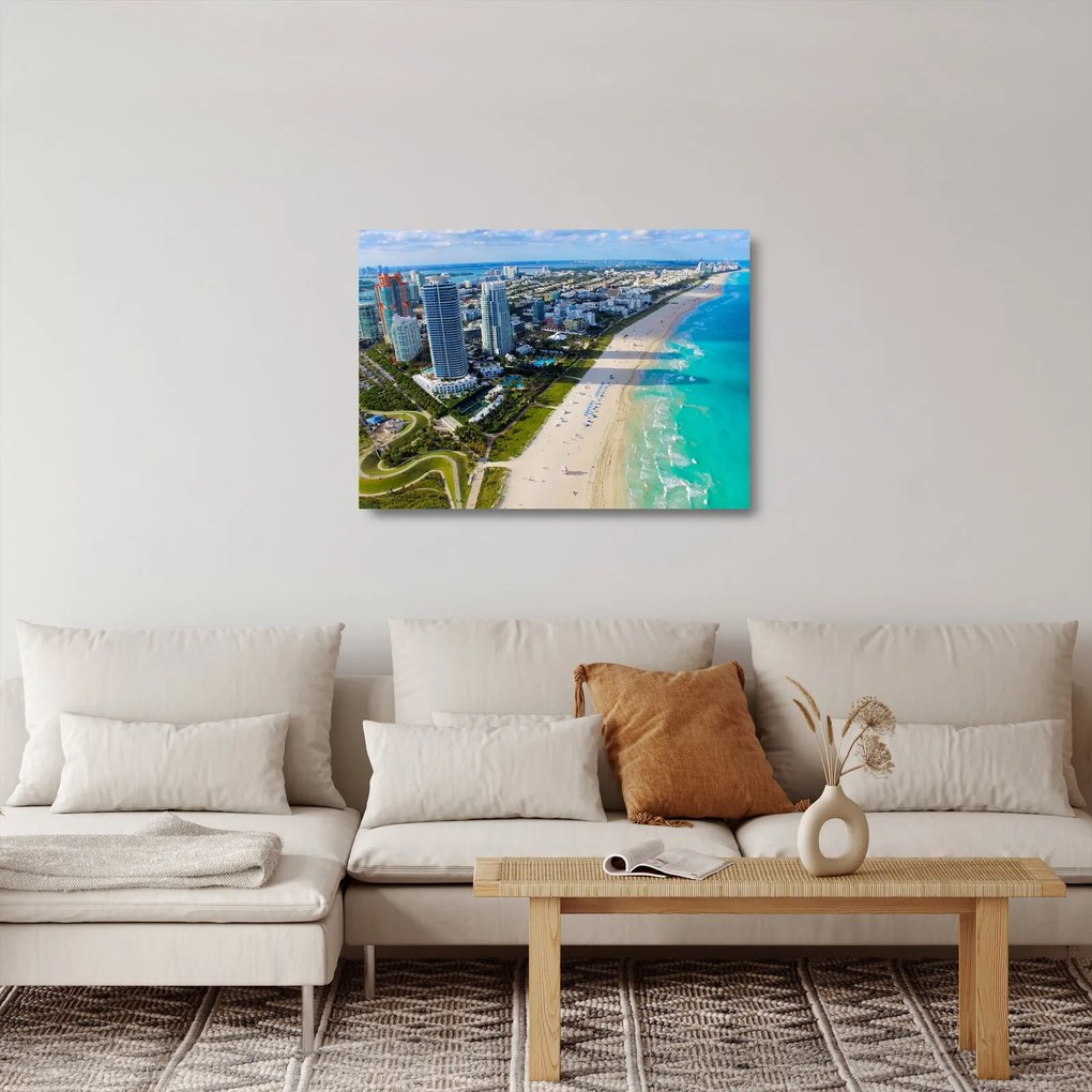 Sklenený obraz - Miami, Florida (70x50 cm)