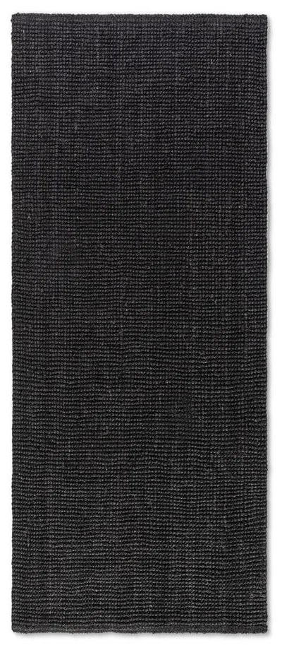 Čierny jutový behúň 80x200 cm Bouclé – Hanse Home