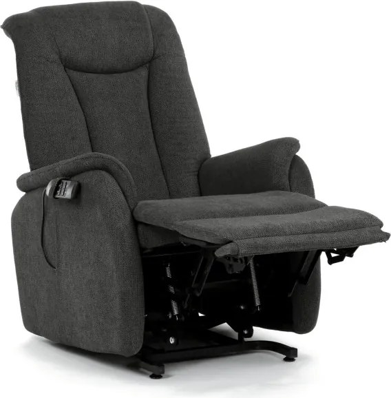 Polohovacie kreslo sivé, elektrické TV-L8963 GREY2