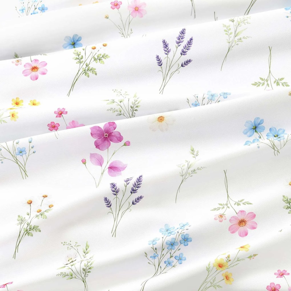 Goldea teflónová látka na obrusy - kvetinová záhrada 160 cm