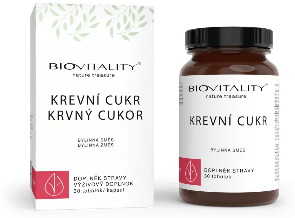 Biovitality Krvný cukor, 30 kapsúl