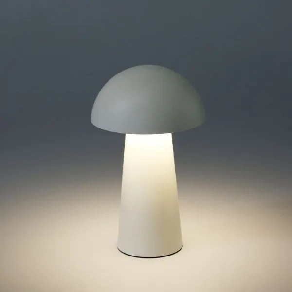 Rabalux 76037 - LED dotyková stmievateľná vonkajšia lampa MIREO 1,5W/5V IP44 1200 mAh USB biela