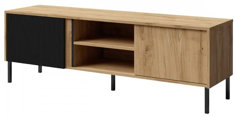 TV stolík Steraen SE06, Farby: dub / dub + čierna