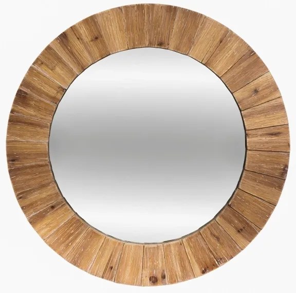 Atmosphera - Nástenné zrkadlo PAMELA pr. 83 cm jedľa