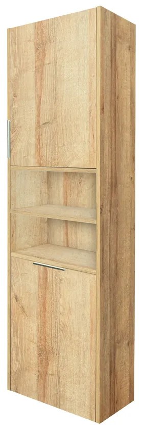 Mereo Mereo, Vigo, kúpeľňová skrinka vysoká s košom, 180 cm, MER-CN333