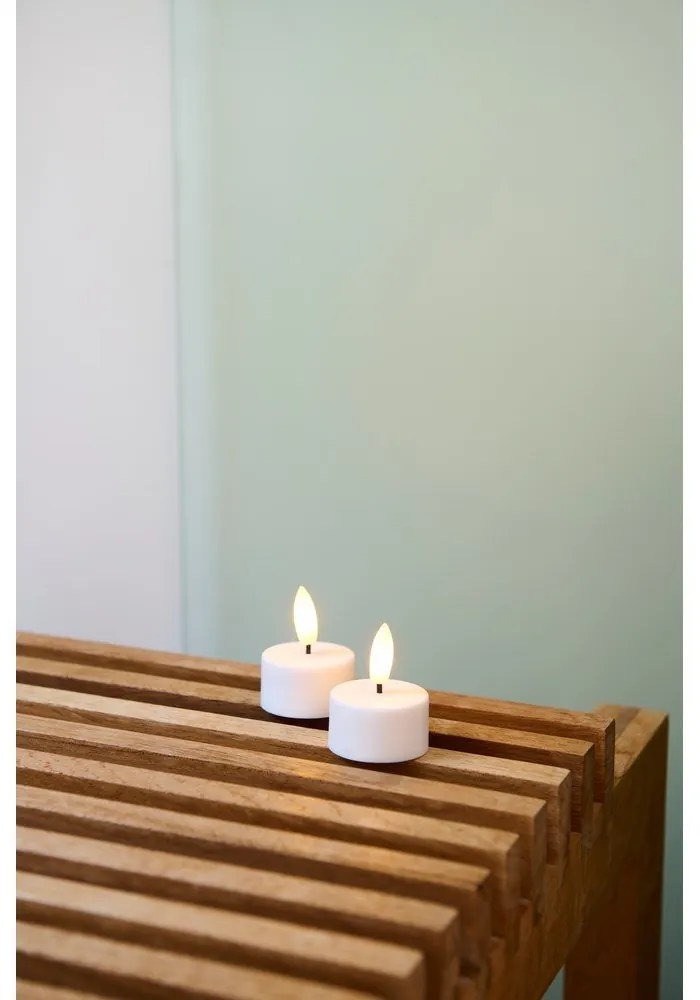 LED sviečky v súprave 2 ks (výška 2 cm) Sille Rechargeable – Sirius