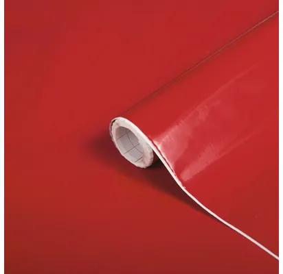 Samolepiaca fólia d-c-fix® Uni červená 90x210 cm (veľkosť dverí)