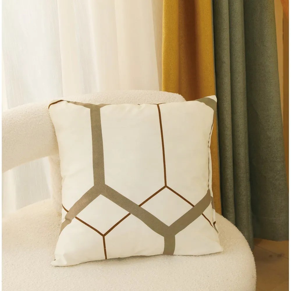 Krémovobiele 6-dielne obliečky na jednolôžko z mikrosaténu 140x200 cm Carter – My House