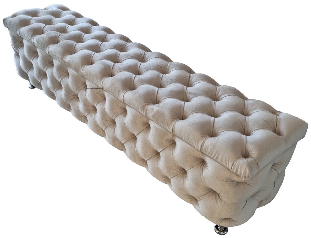 TABURET LAVICA SAMSON 140 / 160 / 180 / 200 X 200 CHESTERFIELD