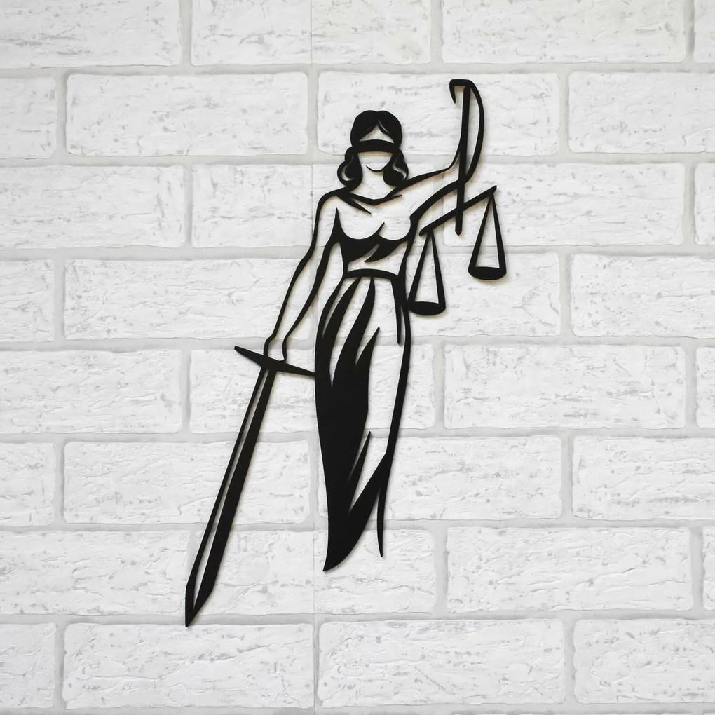 DUBLEZ | Drevená dekorácia na stenu - Bohyňa spravodlivosti