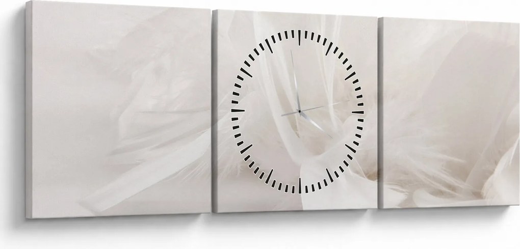 Obraz - Perie (s hodinami) (90x30 cm)