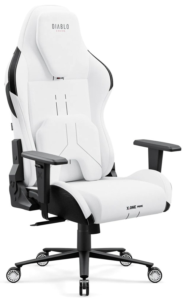 Biele herné kreslo Diablo X.One Prime, Normal Size, Ghosted White
